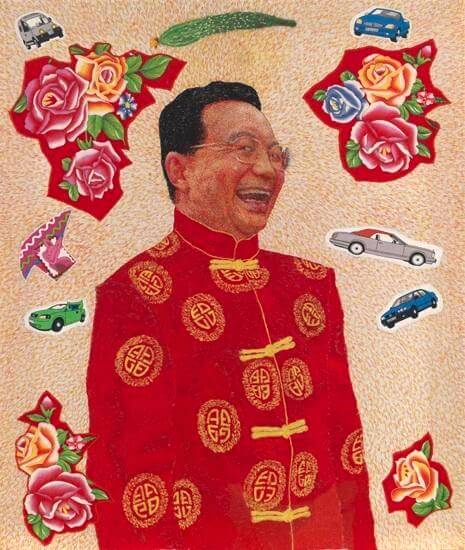 Embroidered Portrait Series: Premier Wen Jiabao; 2007.005