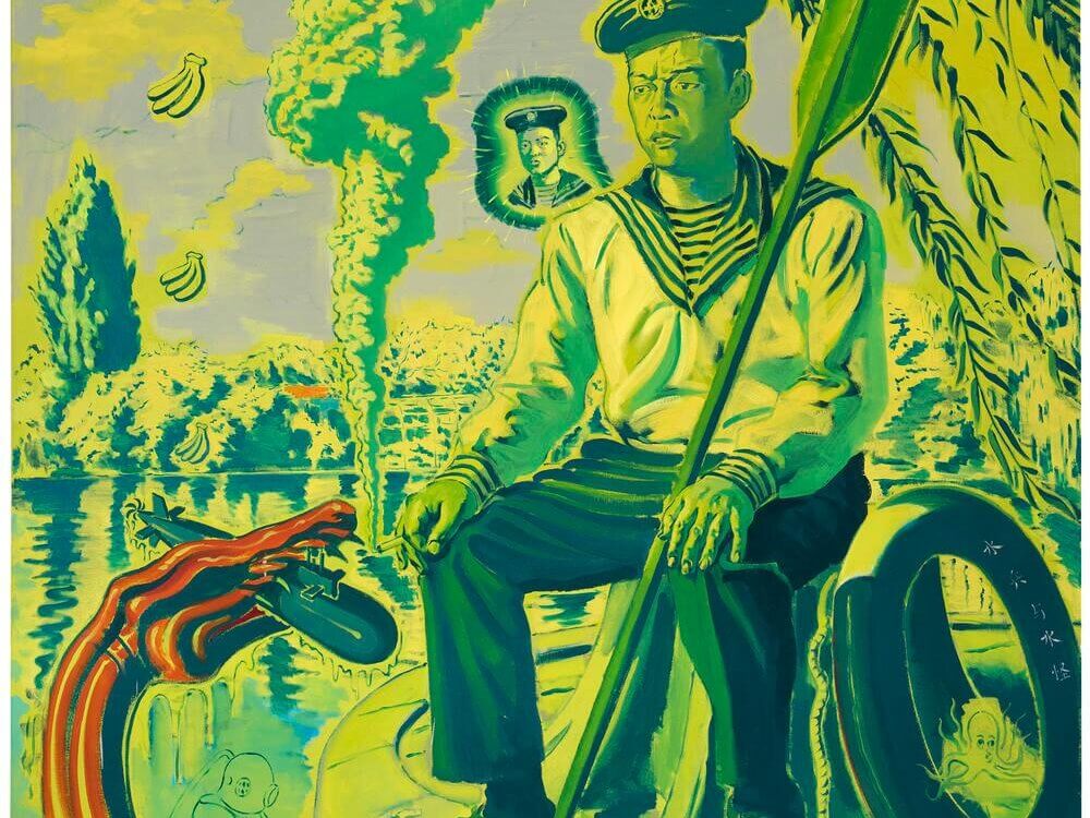 White Rabbit Gallery, Tender Comrade exhibition. Artist: Yang Shen. Artwork: Sailor and Monster