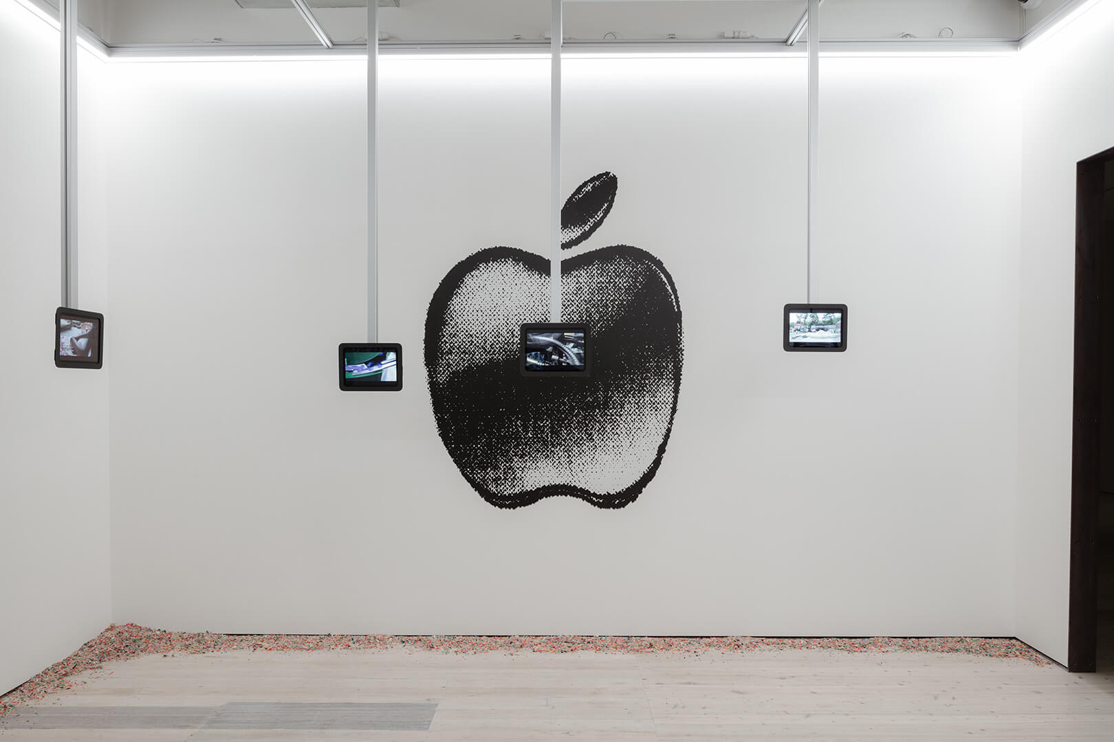 White rabbit Gallery, I am the people exhibition, LI MING, Disposable Lighter Apple artwork