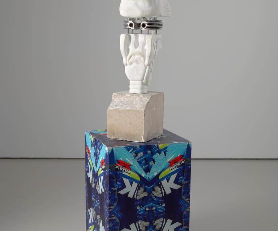 The white rabbit gallery, XSWL exhibition. tian mu_distorted tongue artwork