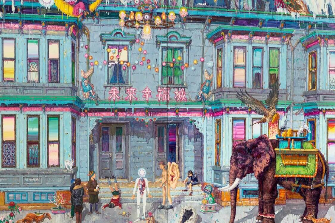 Meng Site, Future Land of Happiness, White Rabbit Gallery - The Hooligan exhibition