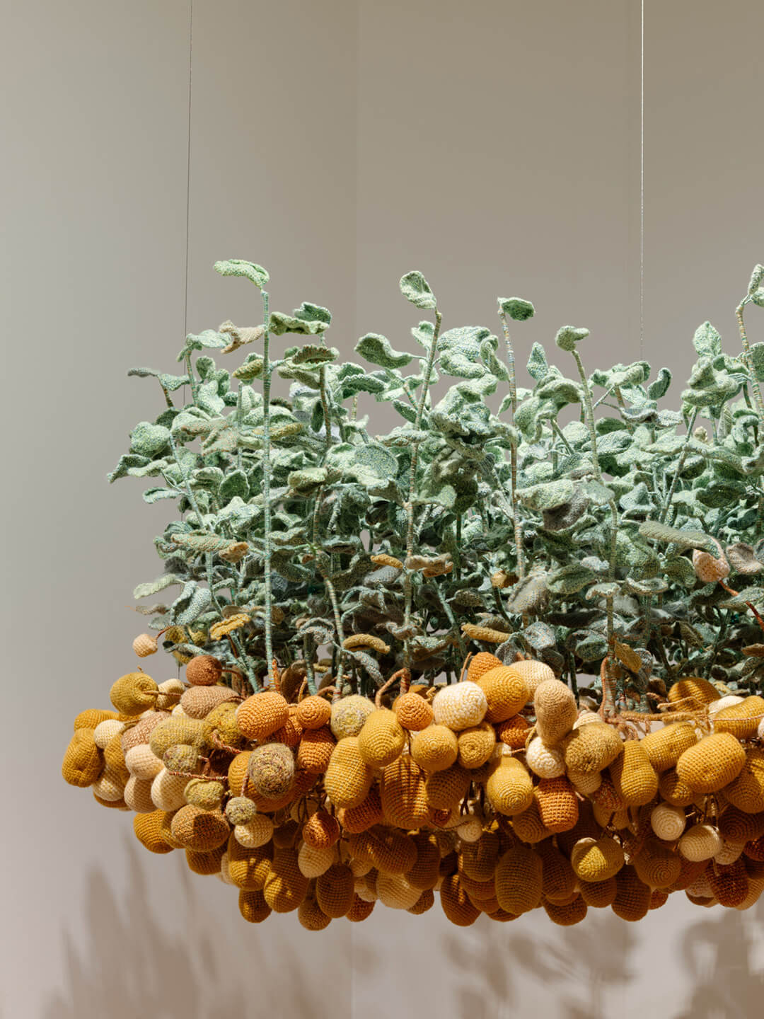 The White Rabbit gallery. The hooligan exhibition. artwork: Potatoes, Potatoes by HU YINPING