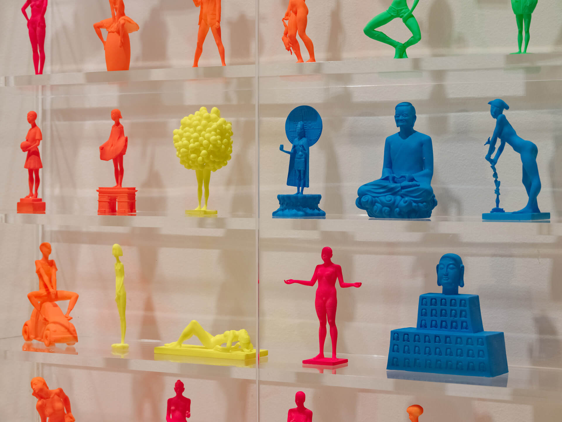 The White Rabbit gallery. The hooligan exhibition. artwork: Qiao Xiaohuan by HU YINPING