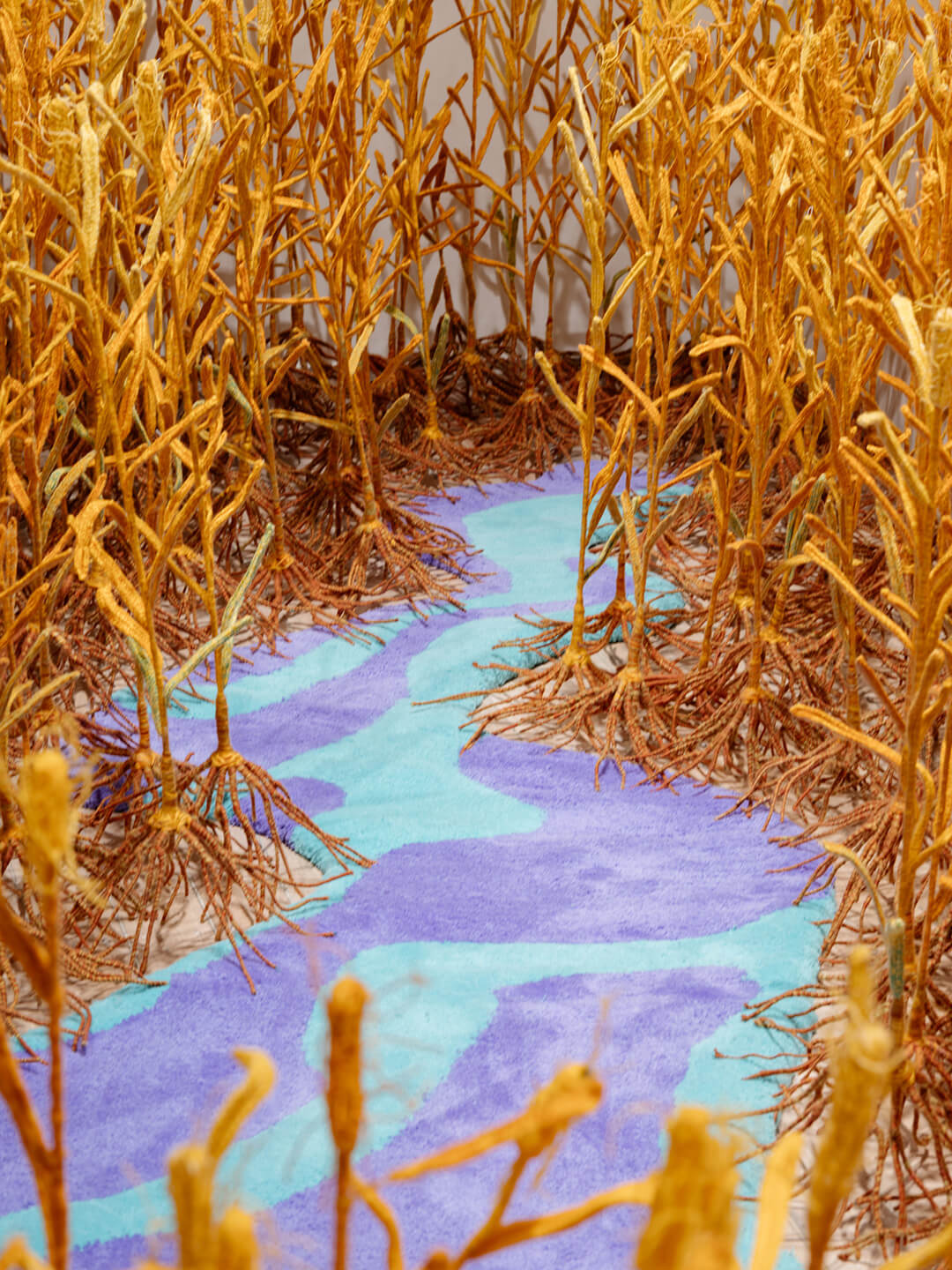 The White Rabbit gallery. The hooligan exhibition. artwork: Wheat, Wheat by HU YINPING