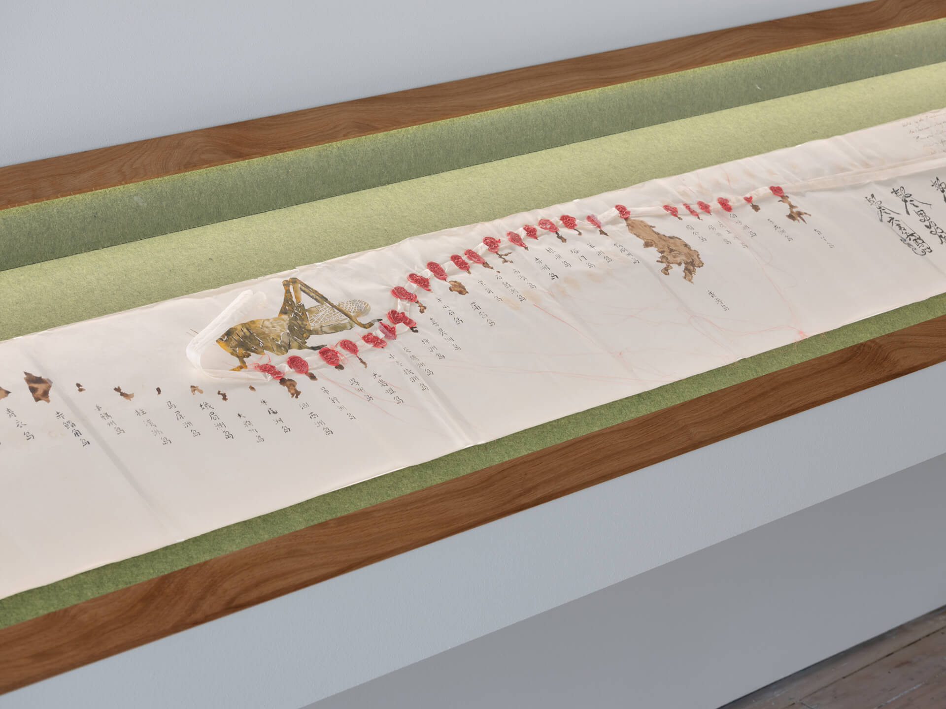 The White Rabbit gallery. The hooligan exhibition. artwork: Wax Seal by HUANG YONGPING