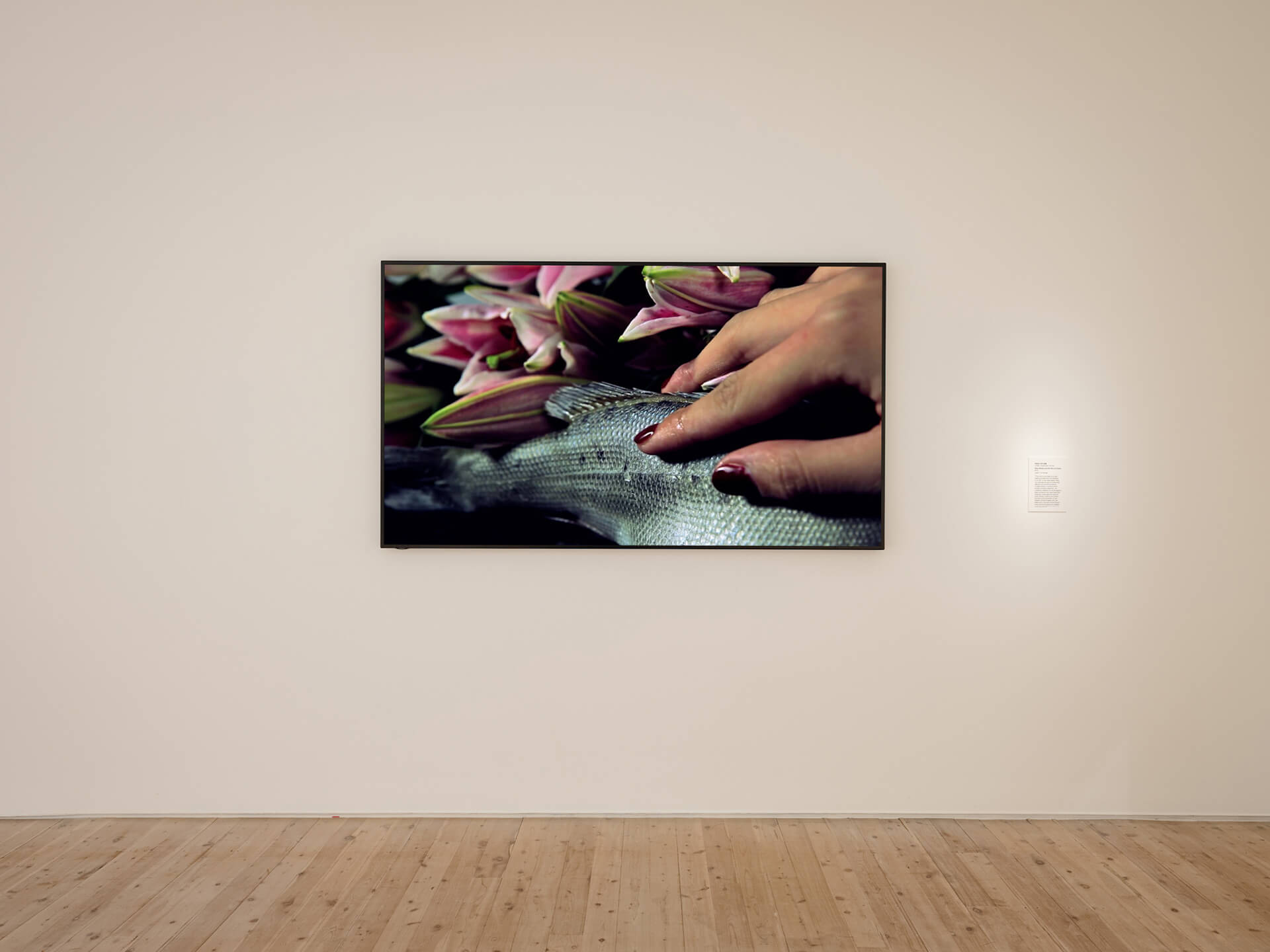 The White Rabbit gallery. The hooligan exhibition. artwork: Miss Melissa and Mr Fish at 2.31pm by PENG YUN