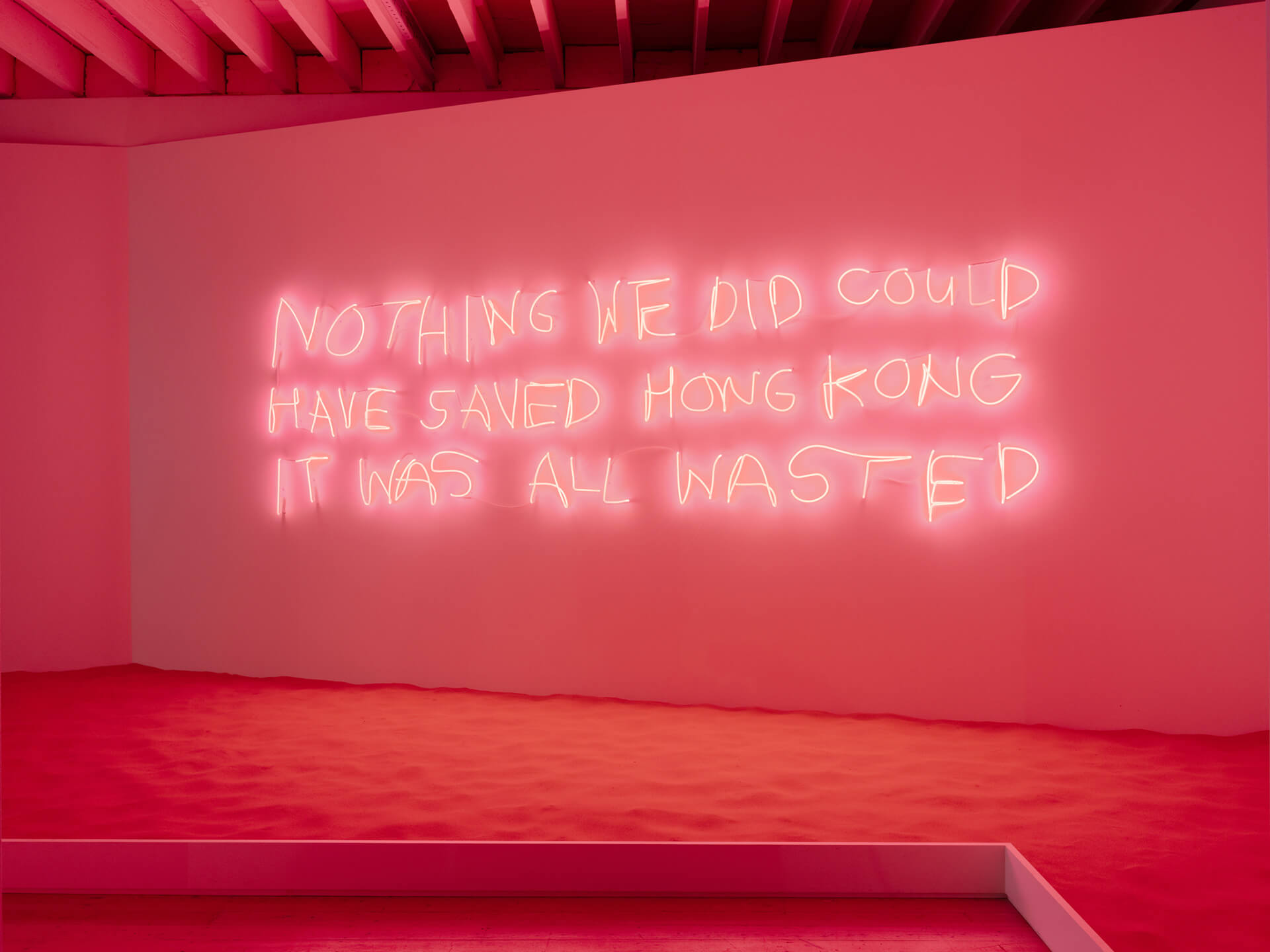 The White Rabbit gallery. The hooligan exhibition. artwork: Stanley by SAMSON YOUNG