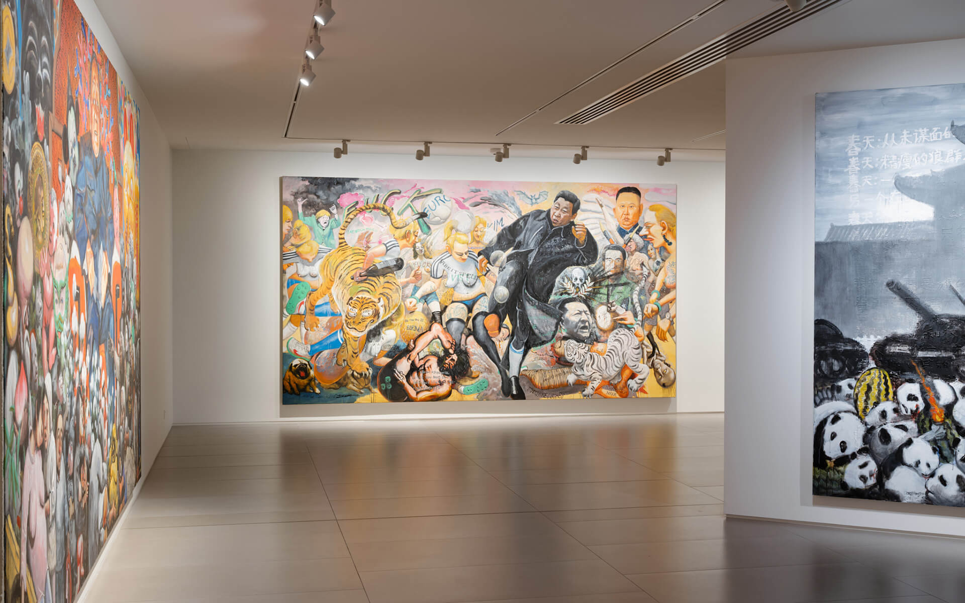 The White Rabbit gallery. The hooligan exhibition. artwork: Hitting Tigers and Flies Alike from the series History by SONG YONGPING