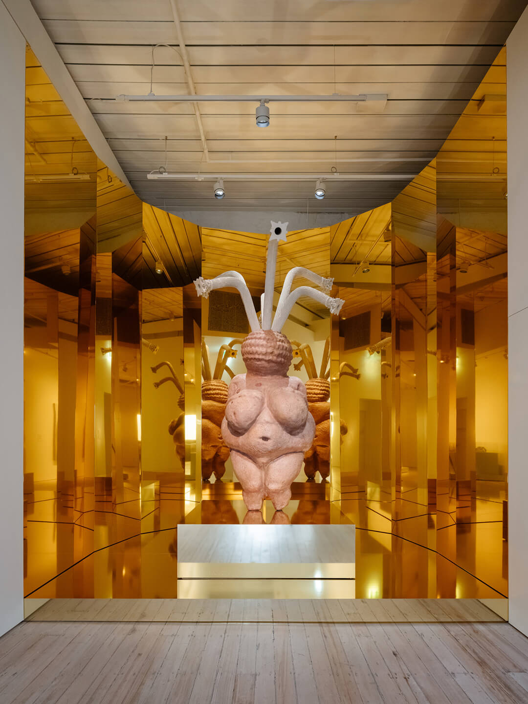 The White Rabbit gallery. The hooligan exhibition. artwork: The Venus of Willendorf from the series Beverage By XU ZHEN