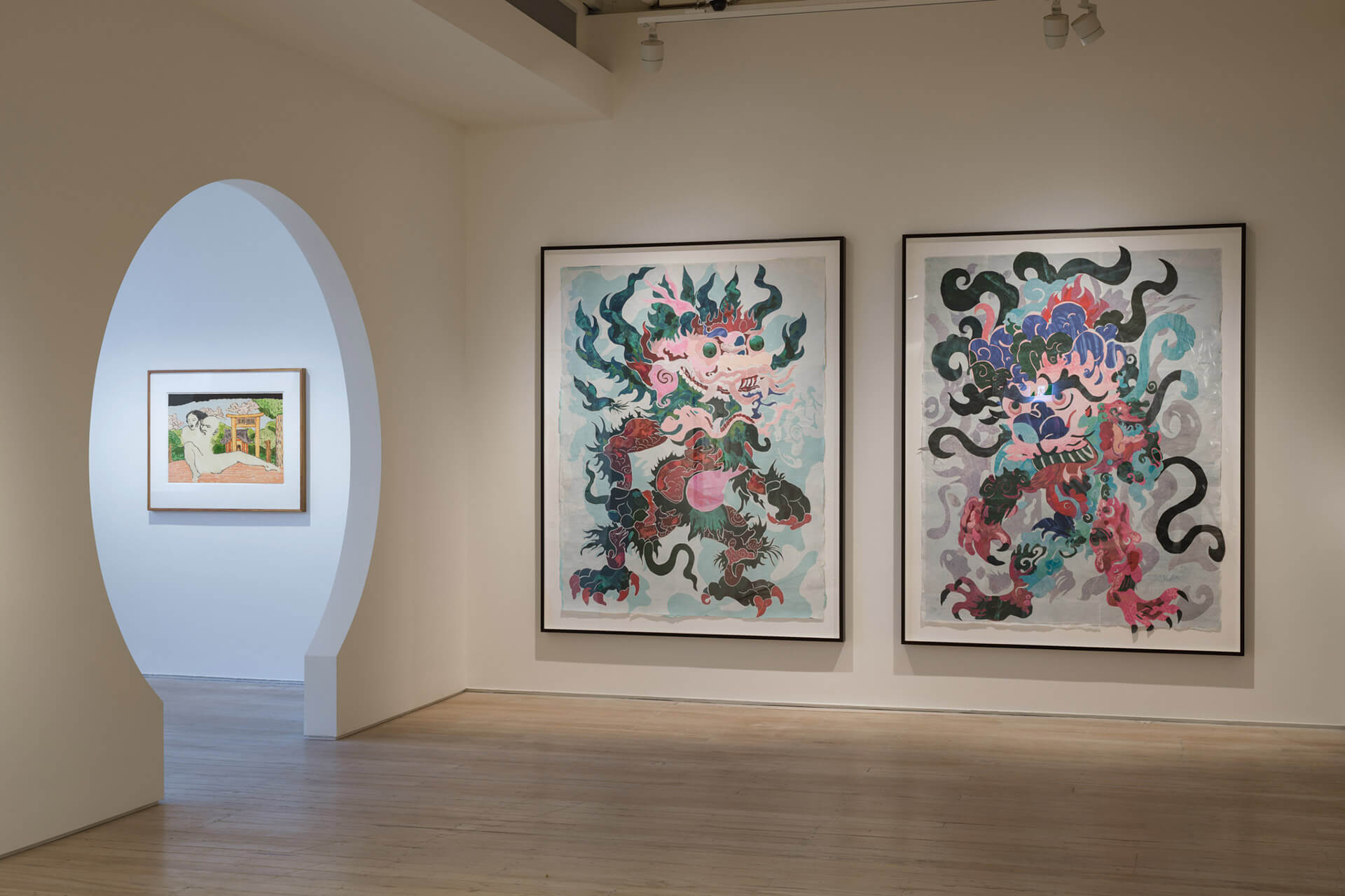 The White Rabbit Gallery Black Myth exhibition. level 1