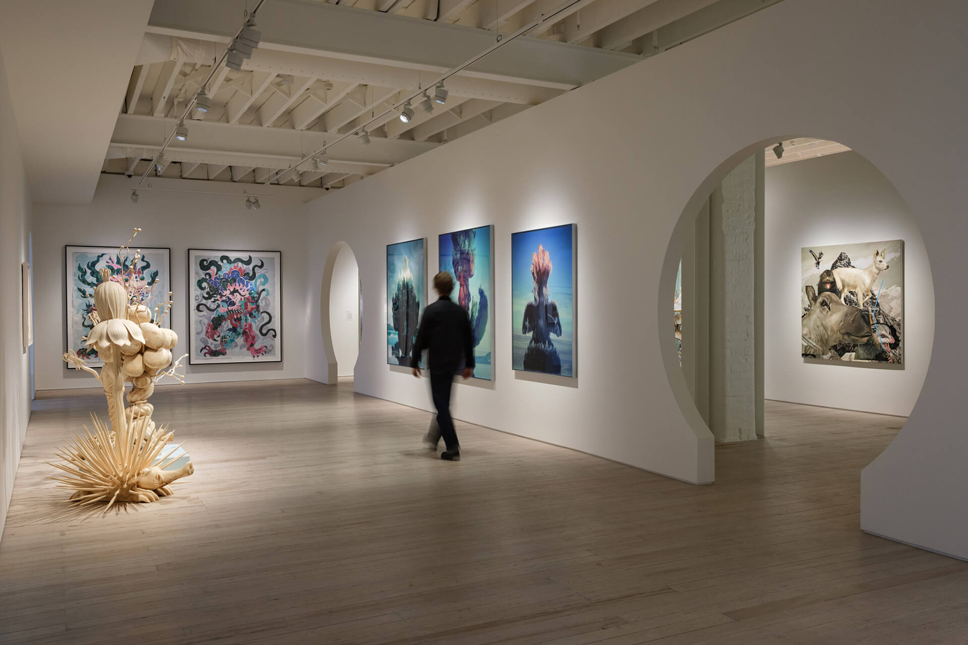 The White Rabbit Gallery Black Myth exhibition. level 1