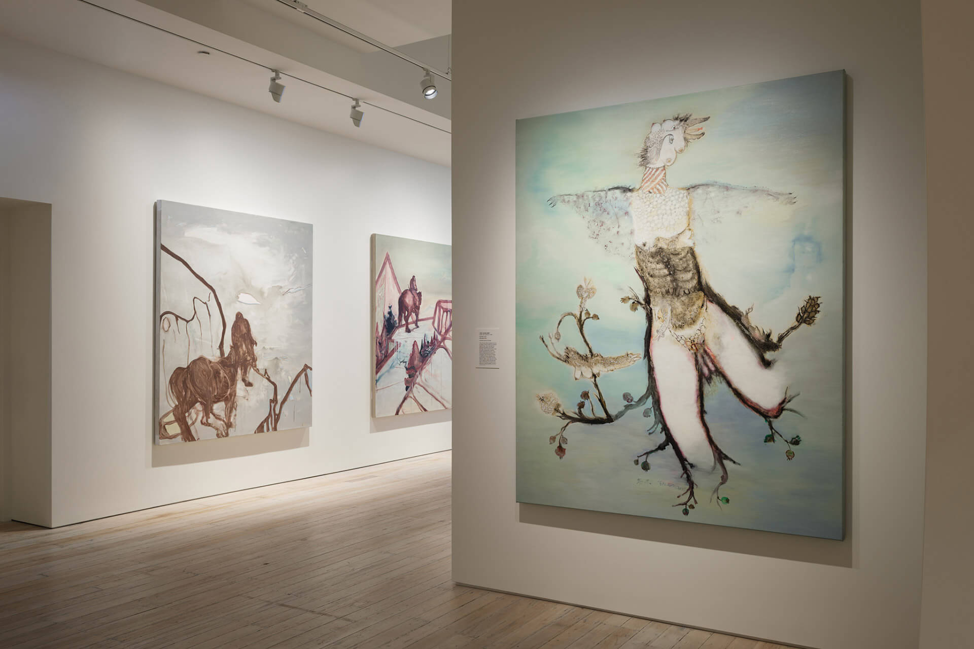 The White Rabbit Gallery Black Myth exhibition. Artwork by: Chen Chunmu