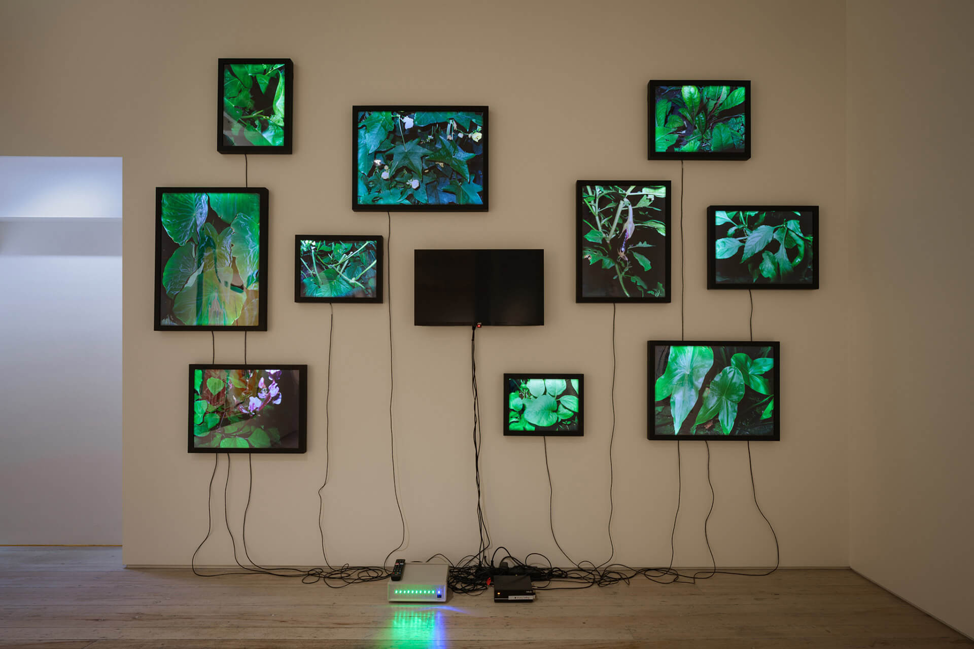 The White Rabbit Gallery Black Myth exhibition. Artwork by: Chen Hangfeng