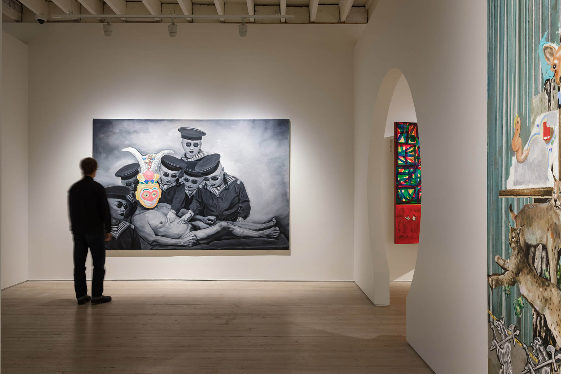 The White Rabbit Gallery Black Myth exhibition. Artwork by: Guo Jian