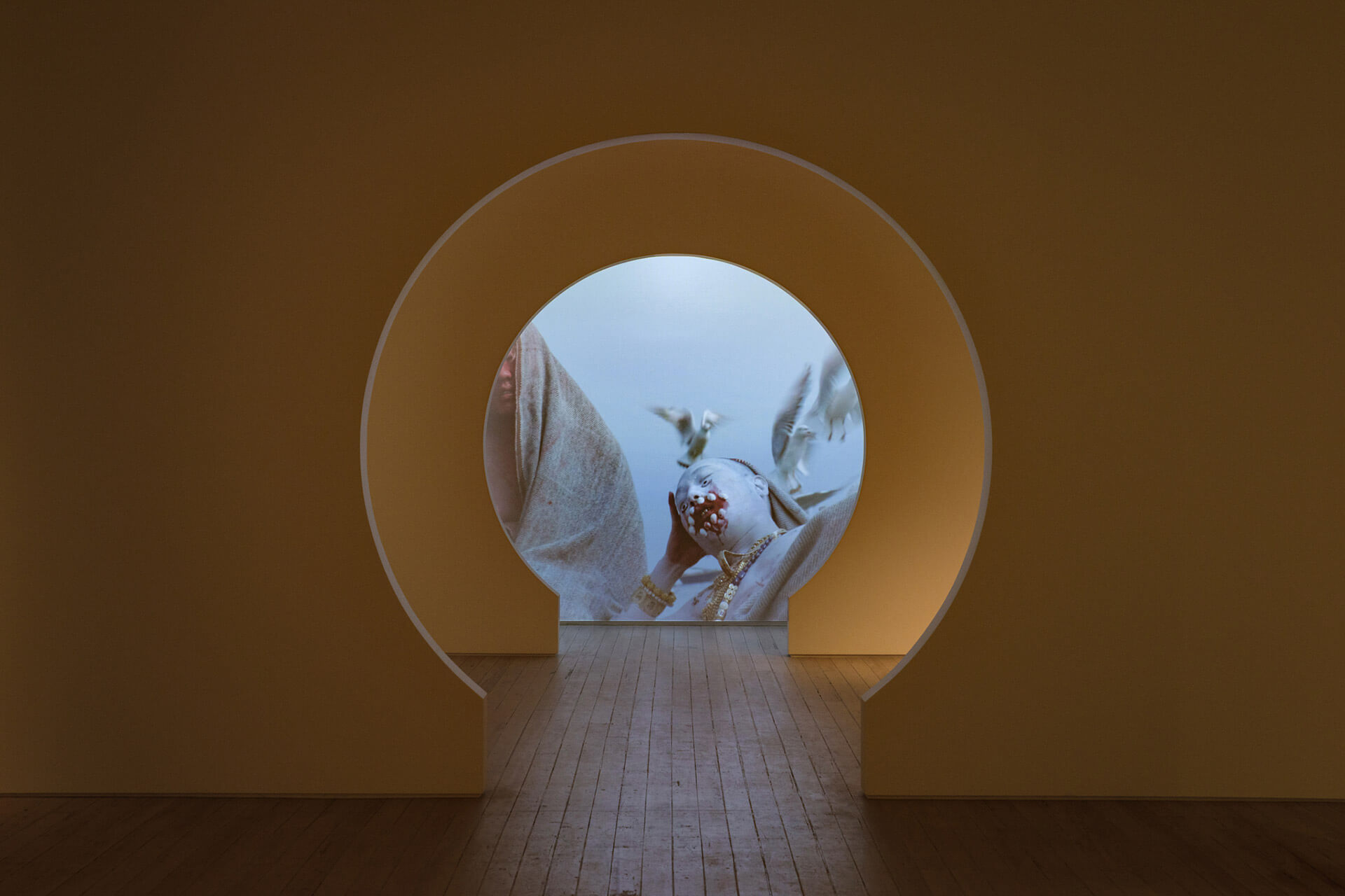 The White Rabbit Gallery Black Myth exhibition. Artwork by: Tianzhuo Chen