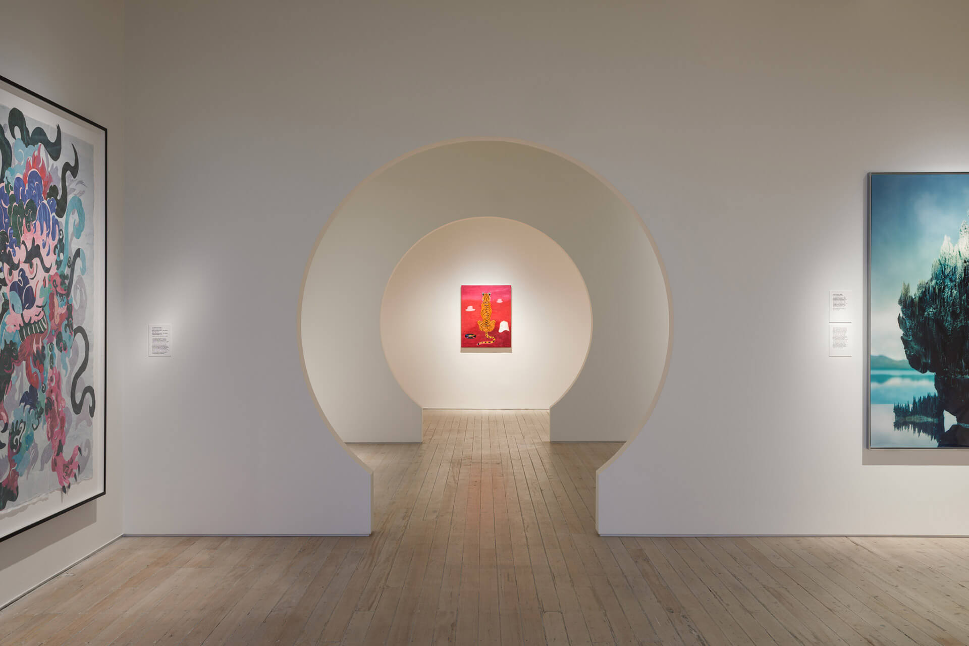 The White Rabbit Gallery Black Myth exhibition. Artwork by: Yang Shen