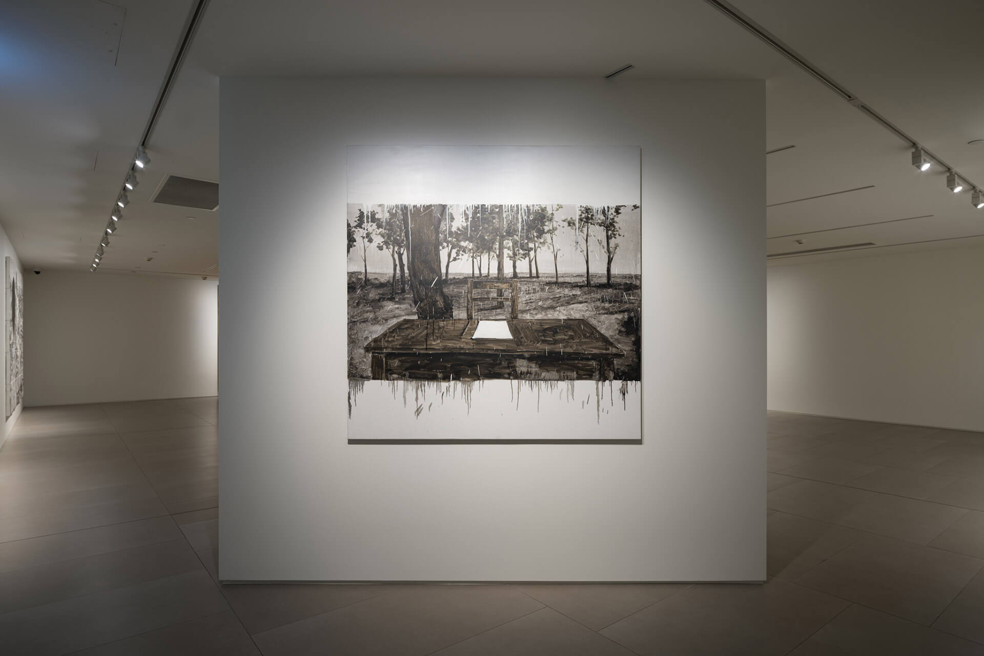 The White Rabbit Gallery Black Myth exhibition. Artwork by: Zhou Zixi