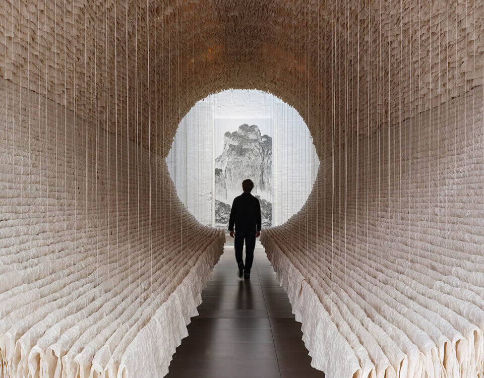 The White Rabbit Gallery Black Myth exhibition. Artwork by: Zhu Jinshi