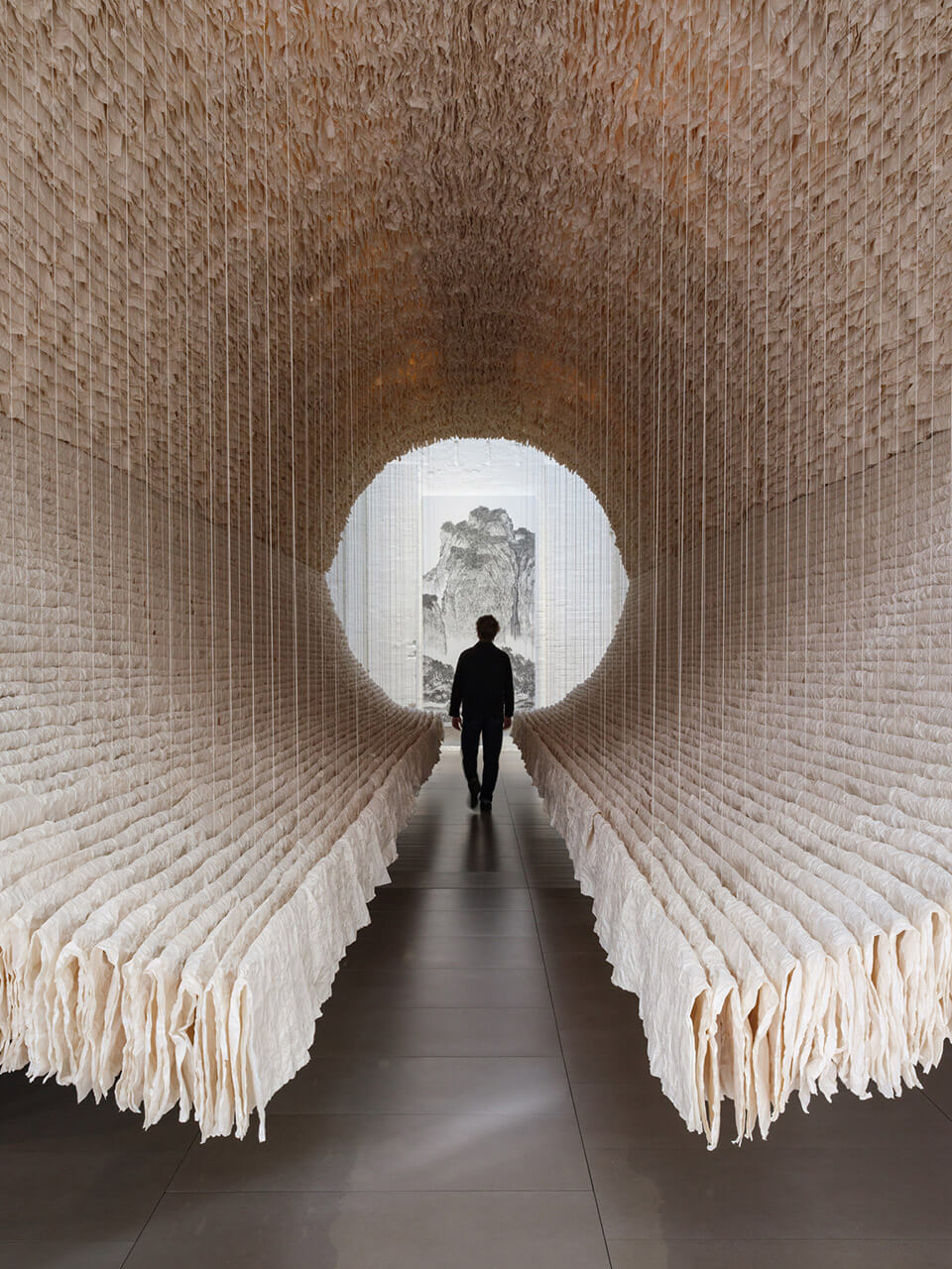 The White Rabbit Gallery Black Myth exhibition. Artwork by: Zhu Jinshi