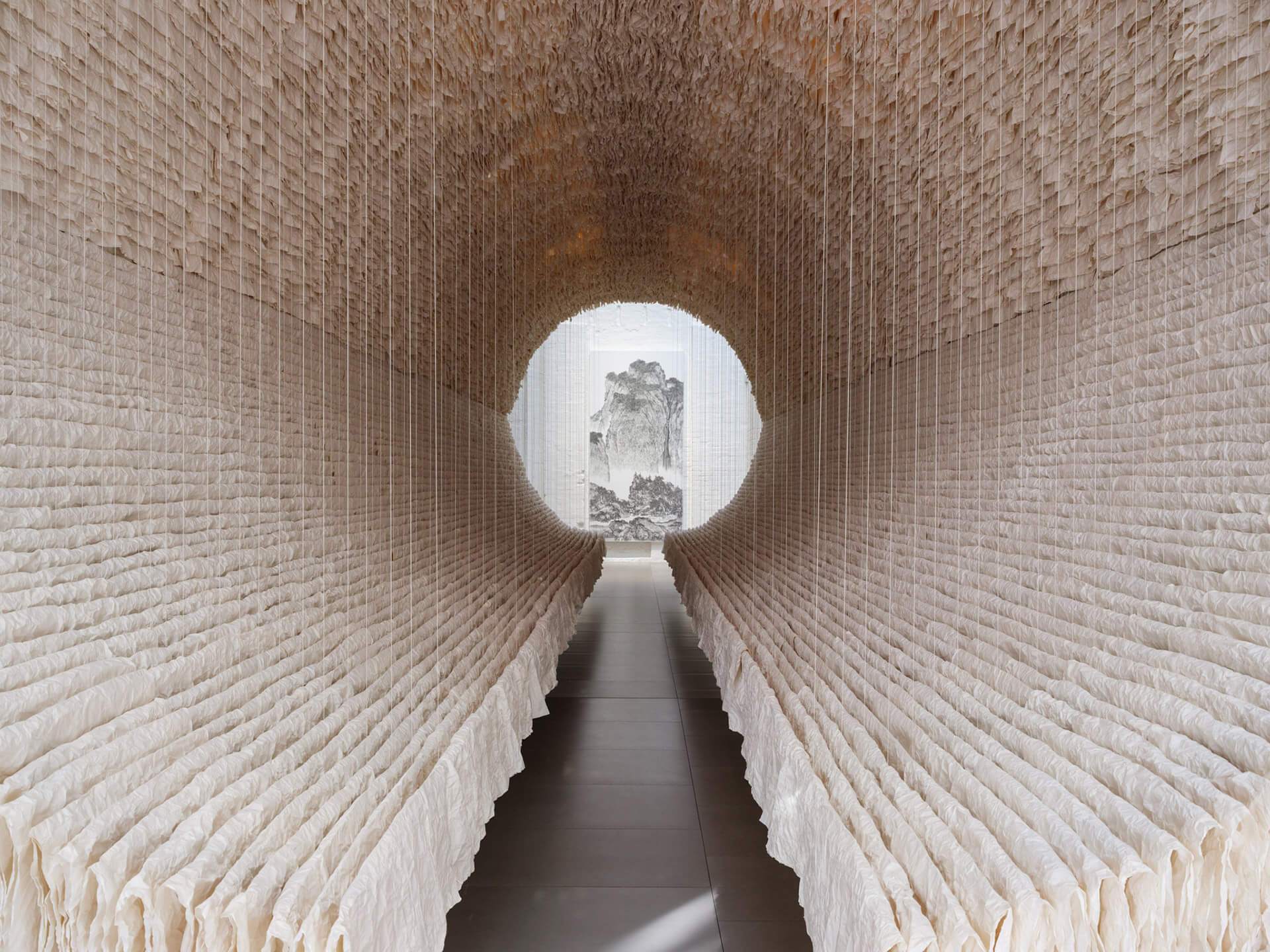 The White Rabbit Gallery Black Myth exhibition. Artwork by: Zhu Jinshi