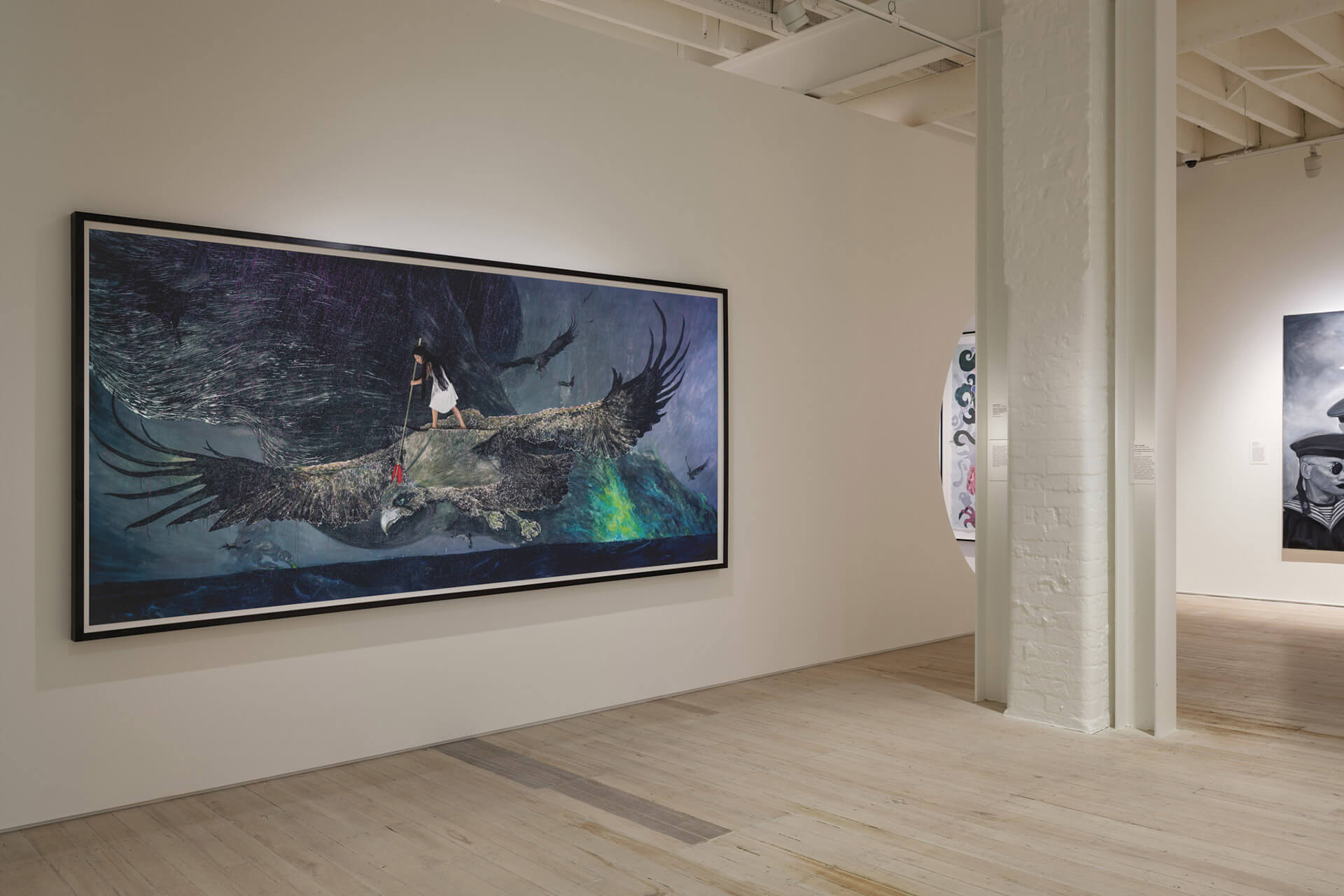 The White Rabbit Gallery Black Myth exhibition. Artwork by: Zong Ning